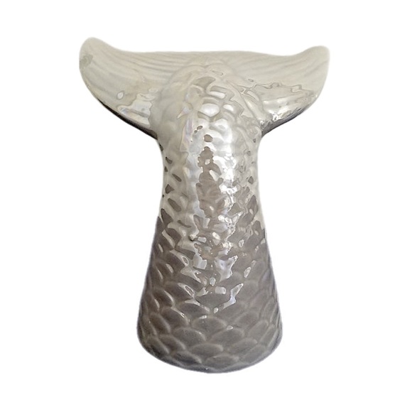 CERAMIC MERMAID TAIL NWT GRAY - Picture 3 of 9